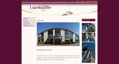 Desktop Screenshot of lambiotte.com