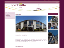 Tablet Screenshot of lambiotte.com